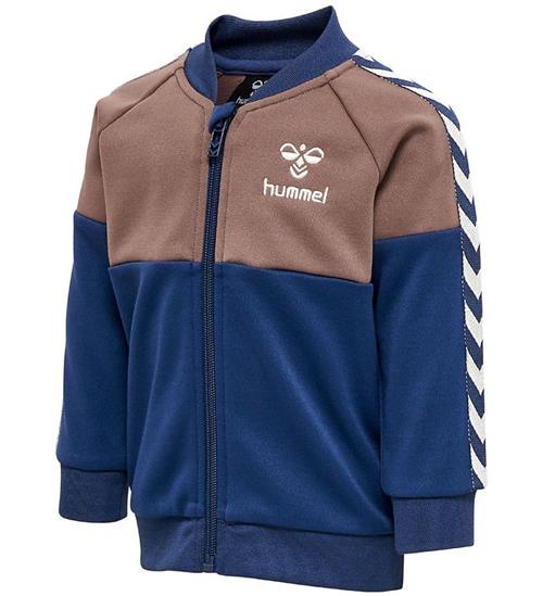 Se Hummel Cardigan - hmlOlek - Sargasso Sea m. Brun ved KidsWorld