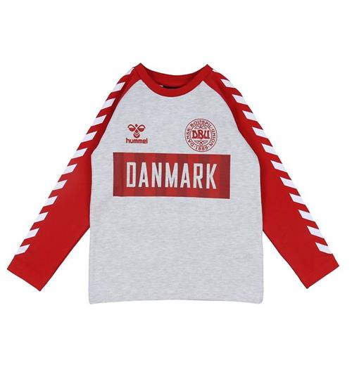 Hummel Bluse - DBU - hmlHooray - GrÃ¥meleret/RÃ¸d