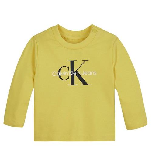 Se Calvin Klein Bluse - Monogram - Shady Yellow ved KidsWorld