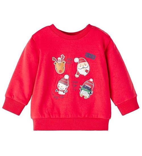 Se Name It Name It Sweatshirt - NbnRuddle - Jester Red ved KidsWorld