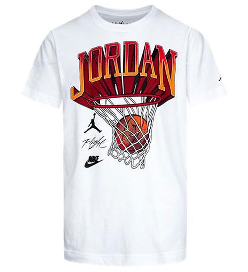 Jordan Jordan T-shirt - Hoop Style - Hvid m. Print