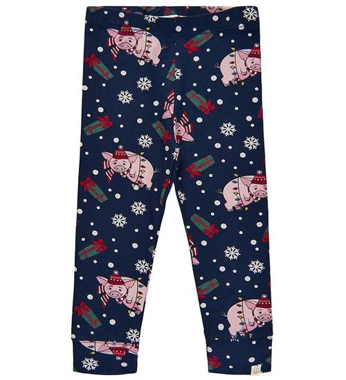 Se The New The New Siblings Leggings - Holiday - Navy Blazer ved KidsWorld