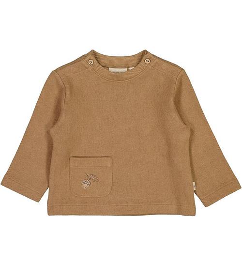 Se Wheat Sweatshirt - Rib - Toto - Hazel ved KidsWorld