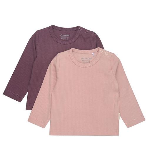 Se Minymo Minymo Bluse - 2-Pak - Misty Rose ved KidsWorld