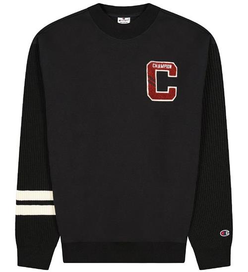 Se Champion Champion Fashion Sweatshirt - Sort m. Logo ved KidsWorld