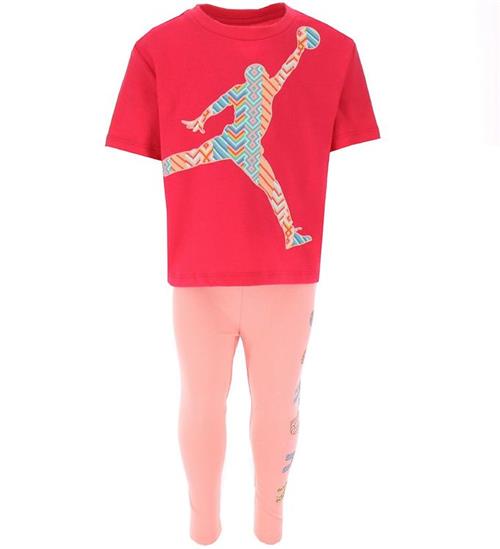 Jordan Jordan T-Shirt/Leggings - Girls Bff - Bleached Coral