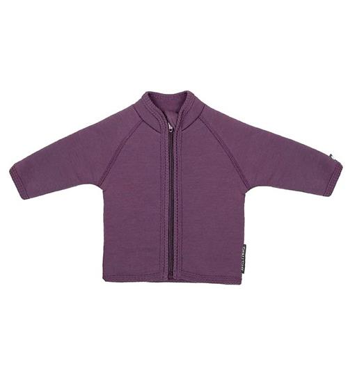 Se Smallstuff Smallstuff Cardigan - Uld - Dark Rose ved KidsWorld