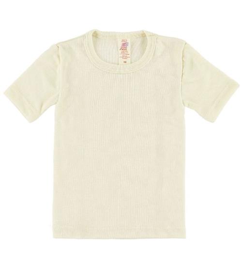 Se Engel Engel T-shirt - Uld - Natur ved KidsWorld