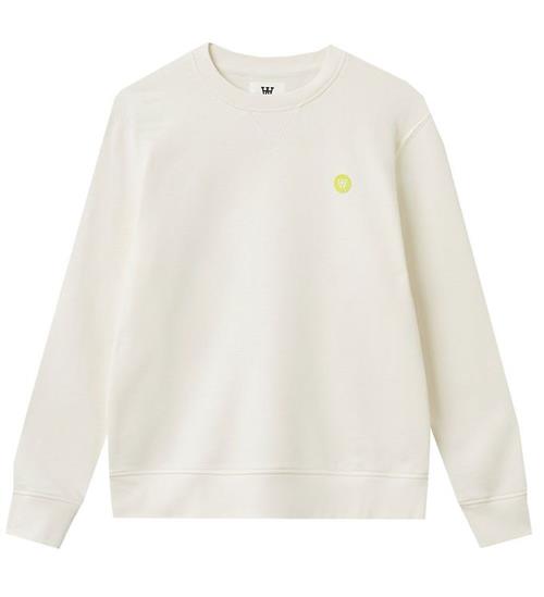 Se Wood Wood Wood Wood Sweatshirt - Tye - Off White ved KidsWorld