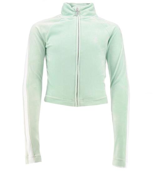 Juicy Couture Juicy Couture Cardigan - Velour - Greyed Jade