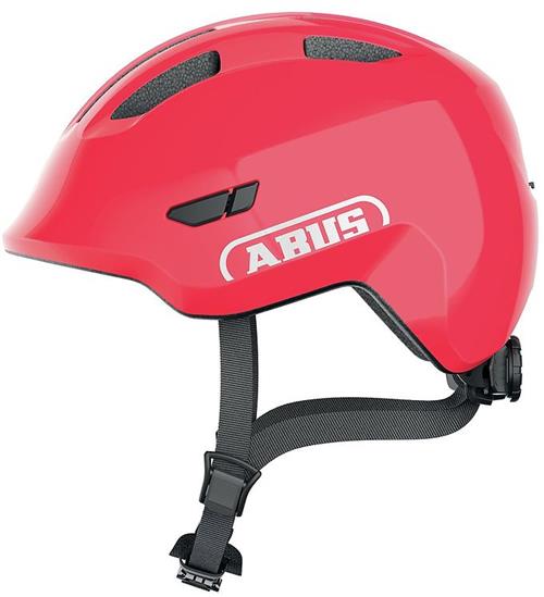 Se Abus Abus Cykelhjelm - Smiley 3.0 - Shiny Red ved KidsWorld