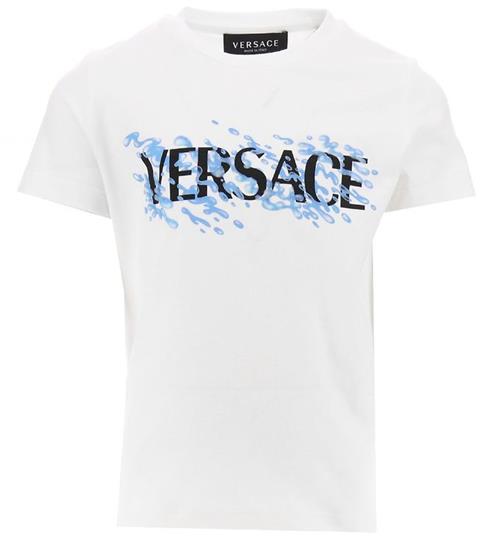 Versace Versace T-shirt - Hvid m. BlÃ¥/Sort