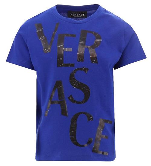 Se Versace T-shirt - Iris/Sort ved KidsWorld