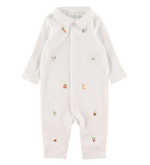 Se Polo Ralph Lauren Heldragt - Baby Collection - Hvid m. Broderi ved KidsWorld