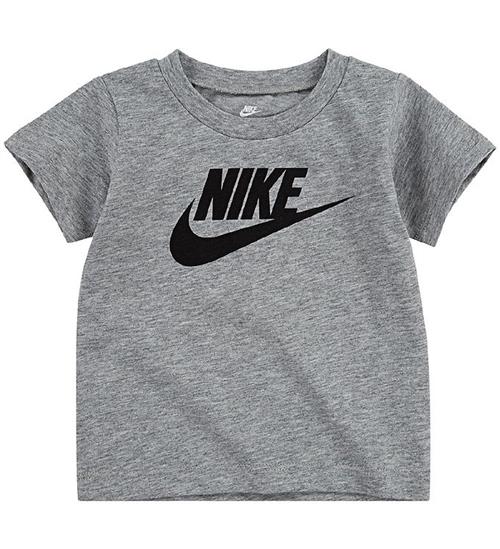 Se Nike Nike T-shirt - Dark Grey Heather ved KidsWorld