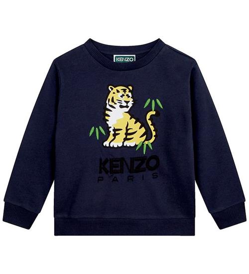 Kenzo Sweatshirt - Navy m. Tiger