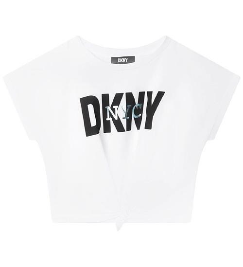 DKNY DKNY T-shirt - Cropped - Hvid m. Logo