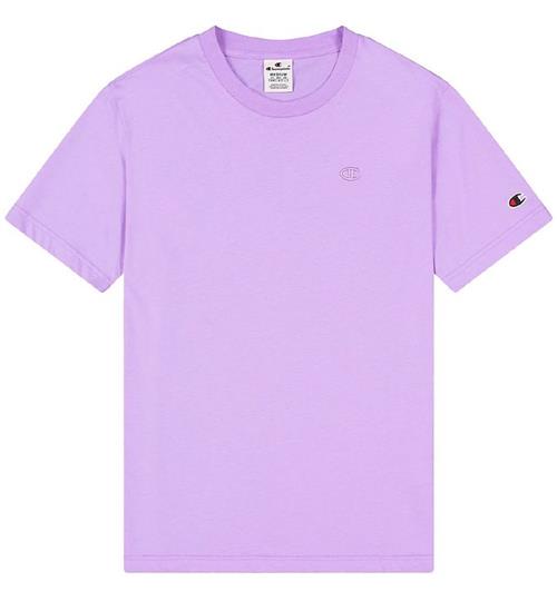 Se Champion Champion Fashion T-shirt - Crewneck - Lilla ved KidsWorld