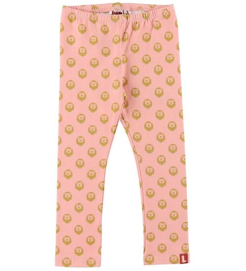 Se DYR-Cph Leggings - DYRCheetah - Soft Pink m. Mini LÃ¸ver ved KidsWorld