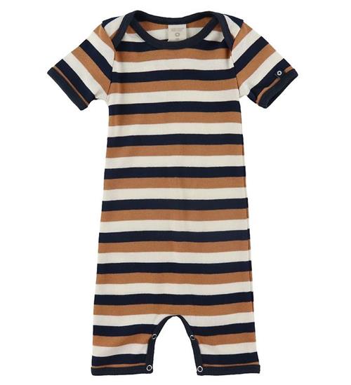 Se Smallstuff Smallstuff Sommerdragt - Navy/Rosehip Stribet ved KidsWorld