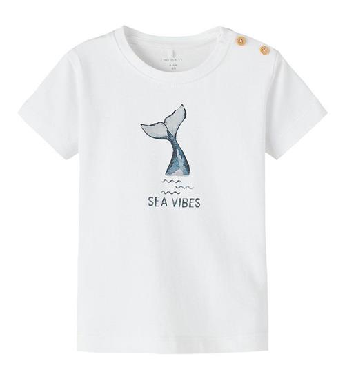 Se Name It Name It T-shirt - NbmFogat - Bright White ved KidsWorld