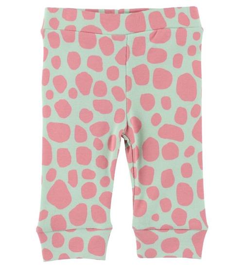 Se Stella McCartney Kids Leggings - MintgrÃ¸n m. Girafprint ved KidsWorld