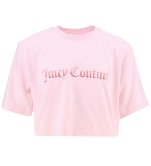 Se Juicy Couture Juicy Couture T-shirt - Loose Crop - Cherry Blossom ved KidsWorld