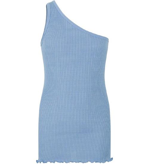 Se Rosemunde Rosemunde Top - Rib - One Shoulder - Blue Heaven ved KidsWorld