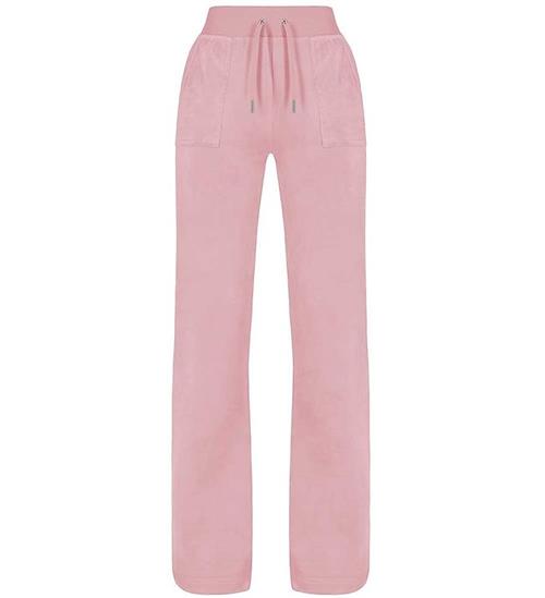 Se Juicy Couture Juicy Couture Velourbukser - Pink Nectar ved KidsWorld