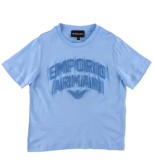 Se Emporio Armani Emporio Armani T-shirt - Azzurro Cele ved KidsWorld