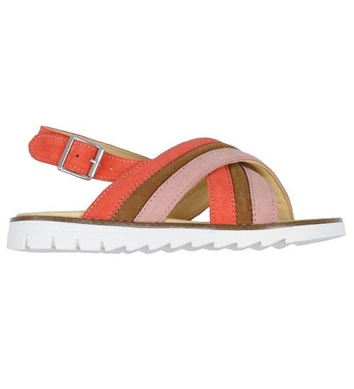 Angulus Angulus Sandal - Fersken/Cognac/Koral