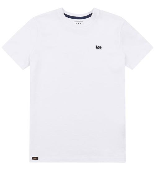 Lee Lee T-shirt - Badge - Bright White