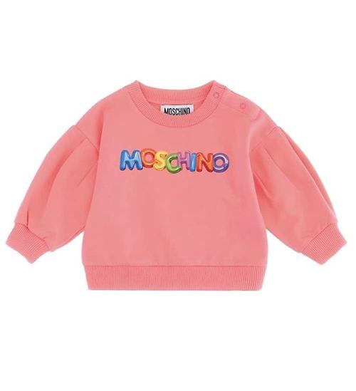 Se Moschino Moschino Sweatshirt - Pink m. Print ved KidsWorld