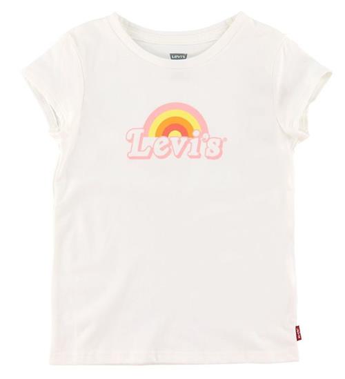 Se Levis Kids T-shirt - Rainbow Graphic - Hvid ved KidsWorld