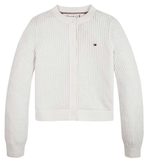 Tommy Hilfiger Cardigan - Strikket - Crochet - Ancient White