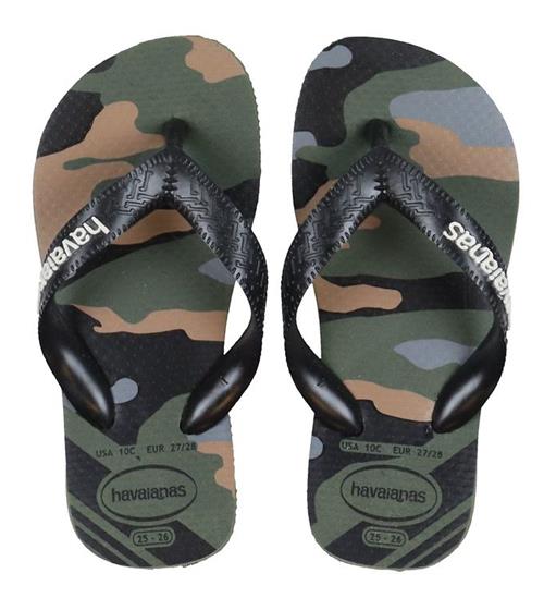 Se Havaianas Havaianas Klipklapper - Kids Top - Camu Green ved KidsWorld