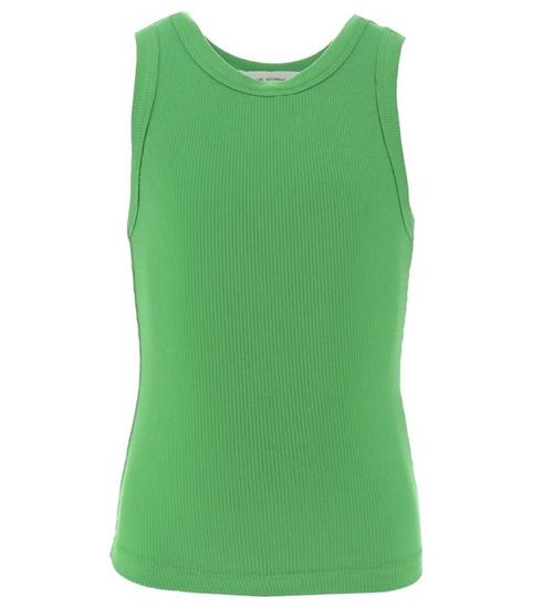 Se Sofie Schnoor Girls Top - Rib - Bright Green ved KidsWorld