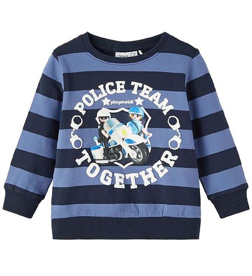 Name It Name It Sweatshirt - NmmDes Playmobil - Dark Sapphire