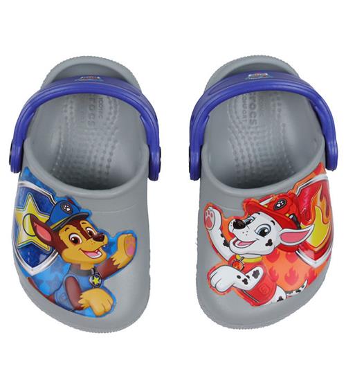 Se Crocs Crocs Sandaler - FL Paw Patrol Patch CG T - Light Grey ved KidsWorld