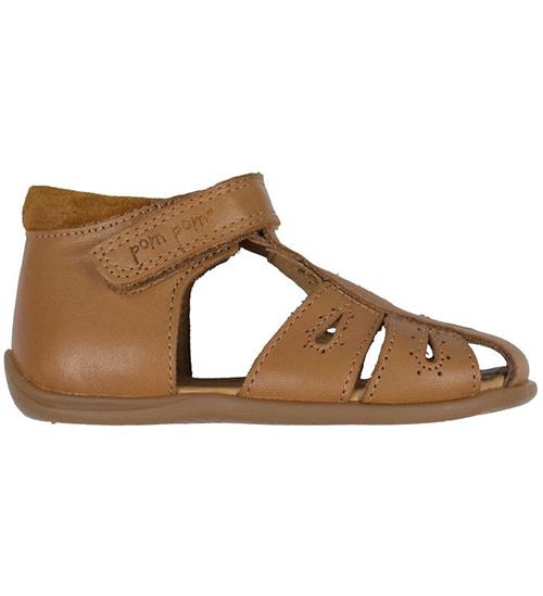 Pom Pom Pom Pom Sandaler - Starters Drops Velcro - Camel