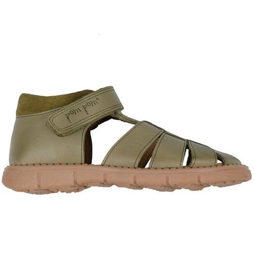 Pom Pom Pom Pom Sandaler - Sporty Velcro - Dusty Olive