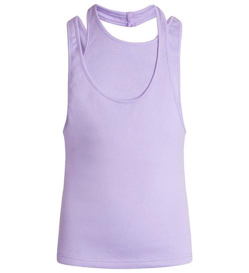 Se Grunt Top - Lyng Rib Top - Light Purple ved KidsWorld