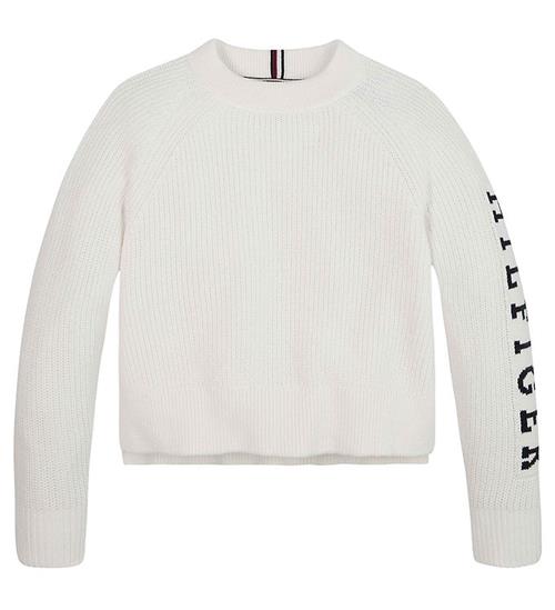 Tommy Hilfiger Tommy Hilfiger Bluse - Strik - Monotype - Ancient White