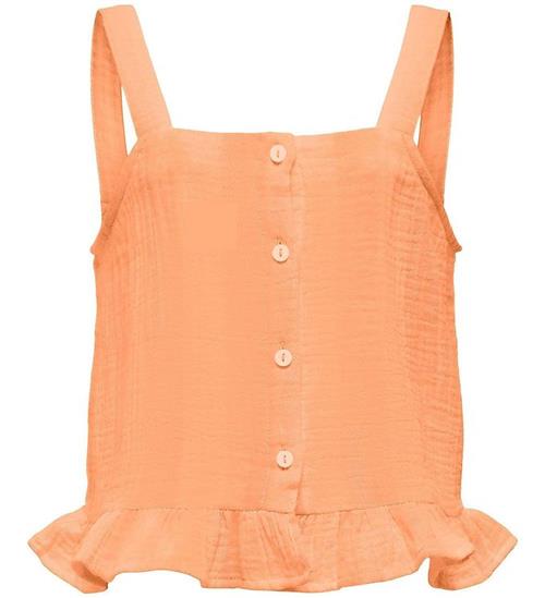 Se Kids Only Kids Only Top - KogThyra - Orange Chiffon ved KidsWorld