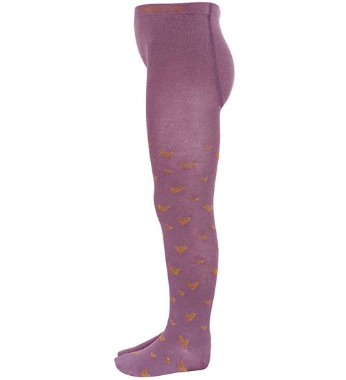 Se Melton Melton StrÃ¸mpebukser - Hearts Tights - Grape Shake ved KidsWorld