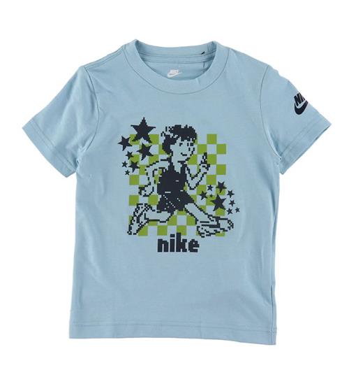 Nike Nike T-shirt - Ocean Bliss m. Pixeleret Print