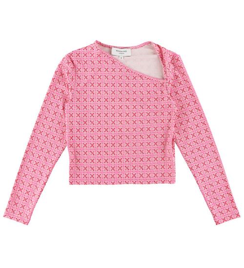 Se Rosemunde Bluse - Cropped - Pink Tile Print ved KidsWorld