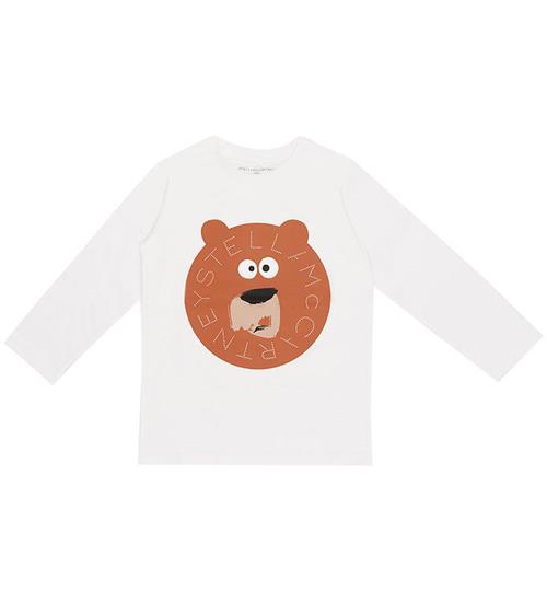 Se Stella McCartney Kids Bluse - Off White m. BjÃ¸rn ved KidsWorld