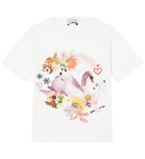 Stella McCartney Kids Stella McCartney Kids T-shirt - Off White m. Svane