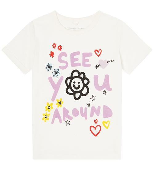 Stella McCartney Kids Stella McCartney Kids T-shirt - Off White m. Print